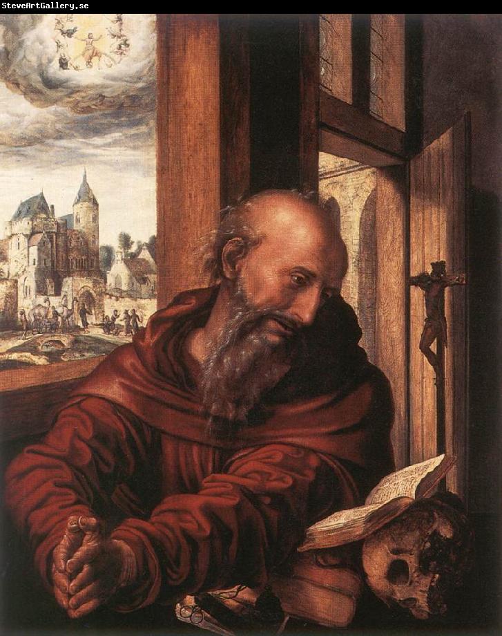 HEMESSEN, Jan Sanders van St Jerome af